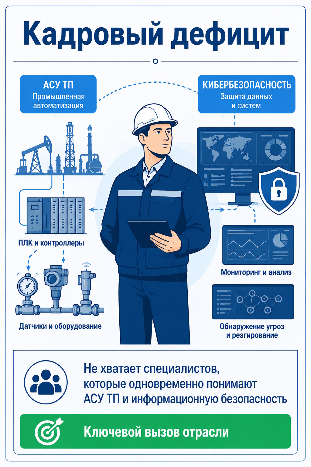 Проблемы импортозамещения кибербезопасности: кадровый дефицит